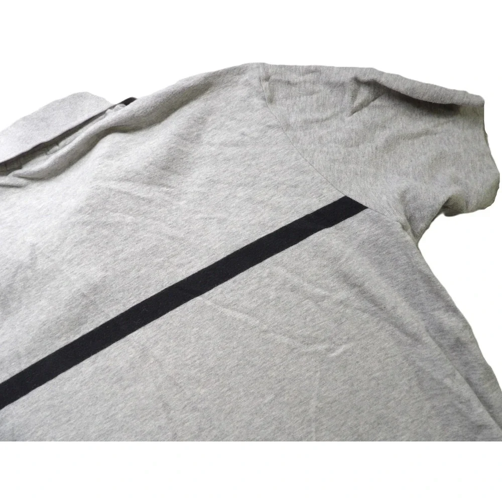 VTG 90s Polo Sport Ralph Lauren Gray Magnetic Collar Shirt Men XL Logo Casual LE
